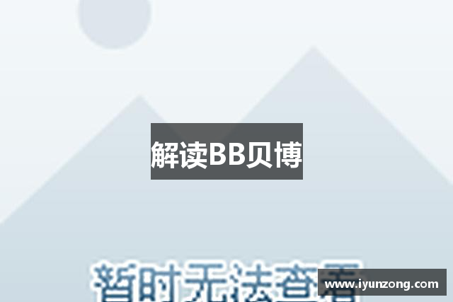 解读BB贝博